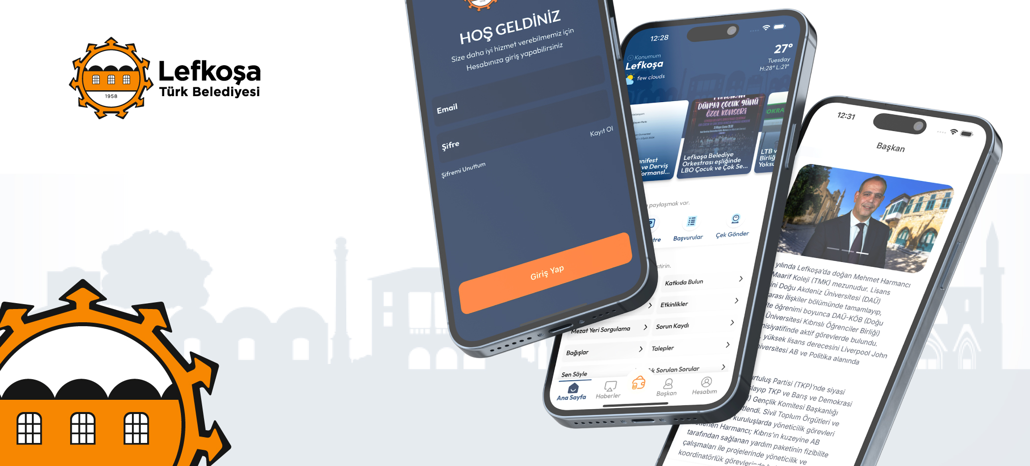 Native iOS and Android App for Lefkosa Turk Belediyesi